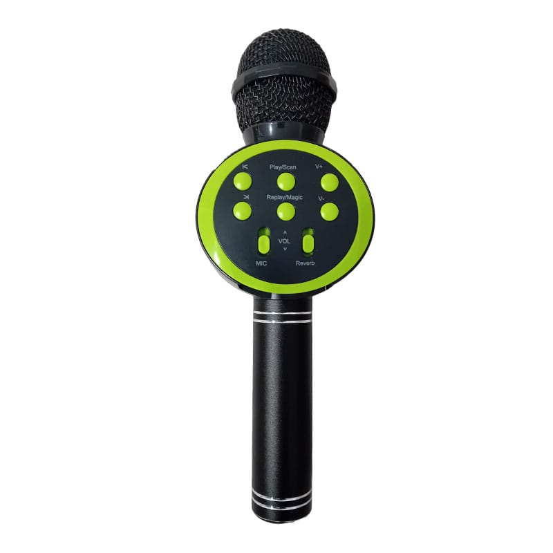 07d85be1aa62afac9e8a25a259cd5937.jpg Microfon wireless pentru karaoke, NEXTLY, boxa bluetooth incorporata, efecte de schimbare a vocii, redare muzica, usb, card sd, mufa jack 3.5mm, incarcare micro-usb, v11, maner metalic, negru - imagine 1