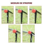 Sistem de irigare pentru gradina/plante/gazon/ghivece/sere/solare NEXTLY, 25m, 4 moduri de udare, rosu - imagine 4