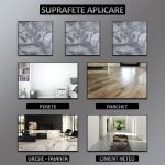 Set 24 x placi din PVC autoadezive pentru podea/perete NEXTLY, reutilizabile, waterproof, ajustabile, adeziv puternic, usor de montat, suprafata acoperire 5 mp, 45.6 x 45.6 cm, 1.5 mm grosime 7503-6 - imagine 4