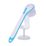 Perie baie rotativa, electrica NEXTLY, pentru curatare, exfoliere, masaj, 5 capete interschimbabile, 2 trepte de viteze, multifunctionala - imagine 7