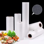 Set 4 role pungi universale pentru vidat si sigilat alimente, NEXTLY, gofrate, lavabile, conservare optima, fructe, legume, carne, mancare, compatibilitate universala, rezistenta la inghet si caldura, - imagine 7