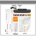 Aparat de vidat si sigilat alimente umede/uscate si obiecte NEXTLY, functii de vidare si sigilare in mod automat/manual/separat, timp reglabil, afisaj digital secunde ramase, 30cm bara de lipire, prot - imagine 11