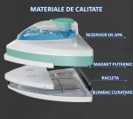 Stergator geam cu magnet NEXTLY, racleta, curata simultan ambele parti ale geamului, potrivit pentru sticla cu grosimea de 15-26mm, magnet foarte puternic, piese de schimb incluse, albastru - imagine 9