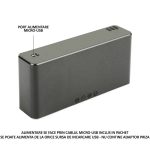 Ceas digital cu alarma si senzor de temperatura, NEXTLY, functie de incarcare wireless pentru telefon, compatibilitate universala, ecran tip oglinda, argintiu - imagine 12