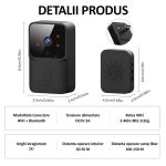 Sonerie wireless cu camera video, NEXTLY, rezolutie video HD 720p, vedere nocturna, microfon bidirectional, apel vocal si video, control prin aplicatie, 19 melodii, autonomie mare, distanta 30-50M int - imagine 12