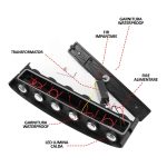 Aplica LED de perete, NEXTLY, 12 Leduri, lumina sus si jos, iluminat exterior si interior, 12W, 3000K, lumina calda, IP65, aluminiu, negru - imagine 8