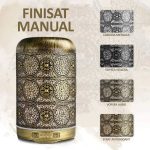 Difuzor de aromaterapie / umidificator cu ultrasunete, NEXTLY, portabil, silentios, capacitate 250ml, 7 culori LED pentru iluminare ambientala, 4 setari de timp, bronz - imagine 6