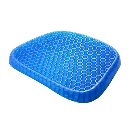 Perna ortopedica cu gel pentru scaune NEXTLY, Egg Sitter, ajuta la pastrarea posturii corecte a corpului, anti-durere, flexibila, respirabila, portabila, husa anti-aderenta inclusa