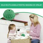 Minge pentru masina de spalat NEXTLY, reduce depunerile de calcar si rugina, elimina mirosurile neplacute si bacteriile, reutilizabila, verde - imagine 2