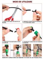 Sistem de irigare pentru gradina/plante/gazon/ghivece/sere/solare NEXTLY, 25m, 4 moduri de udare, rosu - imagine 5