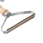 Perie pentru curatare scame si par de animale NEXTLY, reutilizabila, ergonomica, maner lemn, lama cupru - imagine 3