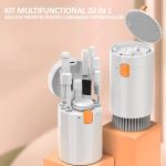 Kit multifunctional de curatare 20 in 1, NEXTLY, pentru casti, tastatura, telefon, laptop, camere foto, ecrane, dispozitive electronice - imagine 13