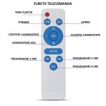 Lampa solara stradala 150W 417 LEDURI, NEXTLY, suport consola inclus, rezistenta la apa, IP65, telecomanda, senzor de lumina, ajustare luminozitate, material aluminiu+sticla - imagine 8