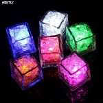 Set 12 cuburi de gheata cu leduri RGB NEXTLY, reutilizabile, submersibile, colorate, lumineaza in contact cu lichide, multicolor - imagine 10
