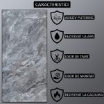 Set 10 x tapet autoadeziv imitatie marmura NEXTLY, waterproof, ajustabil, adeziv puternic, usor de montat, suprafata acoperire 1.8 mp, 30x60 cm, 2mm grosime P8807 - imagine 3