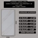 Set 50 x tapet autoadeziv imitatie marmura NEXTLY, waterproof, ajustabil, adeziv puternic, usor de montat, suprafata acoperire 9 mp, 30x60 cm, 2mm grosime P8801 - imagine 4