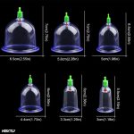 Set 12 ventuze si pompa cu vacuum NEXTLY pentru masaj terapeutic, relaxare, celulita - imagine 6
