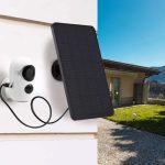 Mini panou solar pentru alimentare camere, incarcare telefon, 10W 5V, NEXTLY, cablu 3m, conector micro-usb si adaptor tip c inclus, 175x120 mm, negru - imagine 8