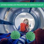 Minge pentru masina de spalat NEXTLY, reduce depunerile de calcar si rugina, elimina mirosurile neplacute si bacteriile, reutilizabila, verde - imagine 5