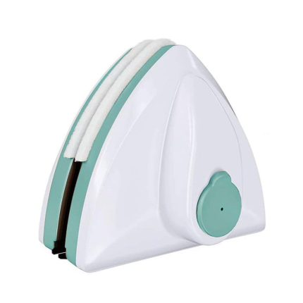 Stergator geam cu magnet NEXTLY, racleta, curata simultan ambele parti ale geamului, potrivit pentru sticla cu grosimea de 15-26mm, magnet foarte puternic, piese de schimb incluse, albastru