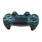 Controller wireless, NEXTLY, compatibil PS4, PSTV si PS Now cu vibratii, verde alb - imagine 4