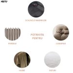 Perie pentru curatare scame si par de animale NEXTLY, reutilizabila, ergonomica, maner lemn, lama cupru - imagine 10