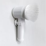 Perie electrica pentru curatare NEXTLY, multifunctionala, 3 capete interschimbabile, incarcare USB, IPX5, suport agatare, alb - imagine 14