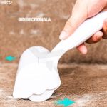 Perie pentru curatarea parului de caini si pisici NEXTLY, bidirectionala, reutilizabila, rosie - imagine 5