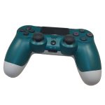 Controller wireless, NEXTLY, compatibil PS4, PSTV si PS Now cu vibratii, verde alb - imagine 2