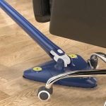 Mop multifunctional NEXTLY pentru suprafete uscate si ude, cap triunghiular rotativ 360°, stergator pentru geamuri, podele, pereti, mobila, laveta microfibre, maner telescopic, ajustabil - imagine 9