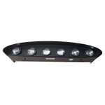 Aplica LED de perete, NEXTLY, 12 Leduri, lumina sus si jos, iluminat exterior si interior, 12W, 3000K, lumina calda, IP65, aluminiu, negru - imagine 2
