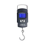 Cantar digital de mana cu carlig, NEXTLY, afisaj digital, 4 unitati de masura, capacitate 50kg, negru