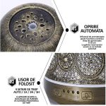 Difuzor de aromaterapie / umidificator cu ultrasunete, NEXTLY, portabil, silentios, capacitate 250ml, 7 culori LED pentru iluminare ambientala, 4 setari de timp, bronz - imagine 12