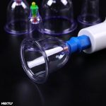 Set 12 ventuze si pompa cu vacuum NEXTLY pentru masaj terapeutic, relaxare, celulita - imagine 5