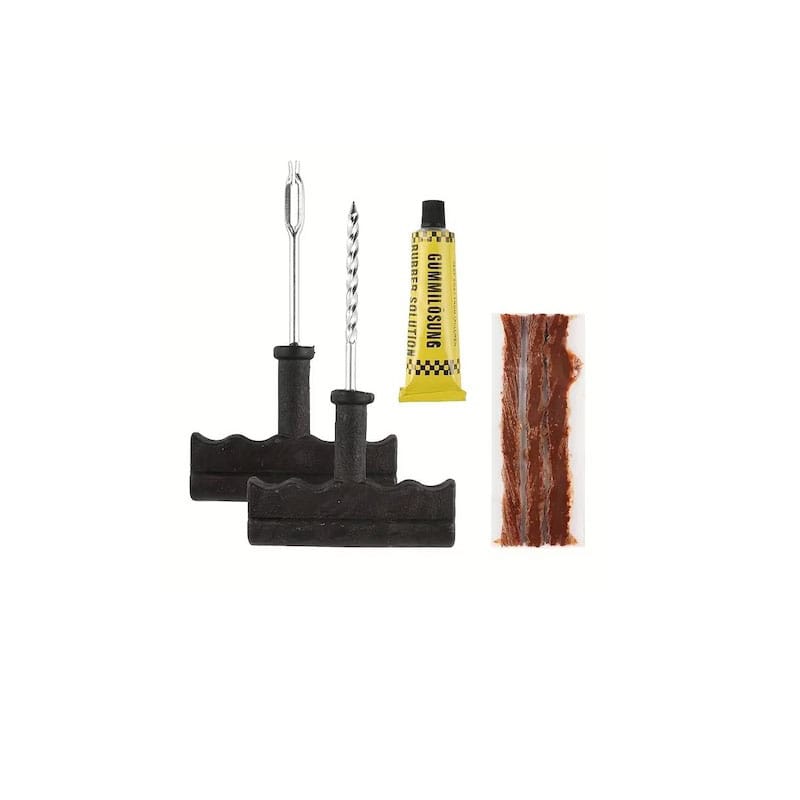 b83b8068281183cebc59307c3cb8322c.jpg Kit vulcanizare pentru reparatie pana anvelope NEXTLY, 3 snururi vulcanizare, 2 unelte otel inoxidabil, adeziv cauciuc - imagine 1