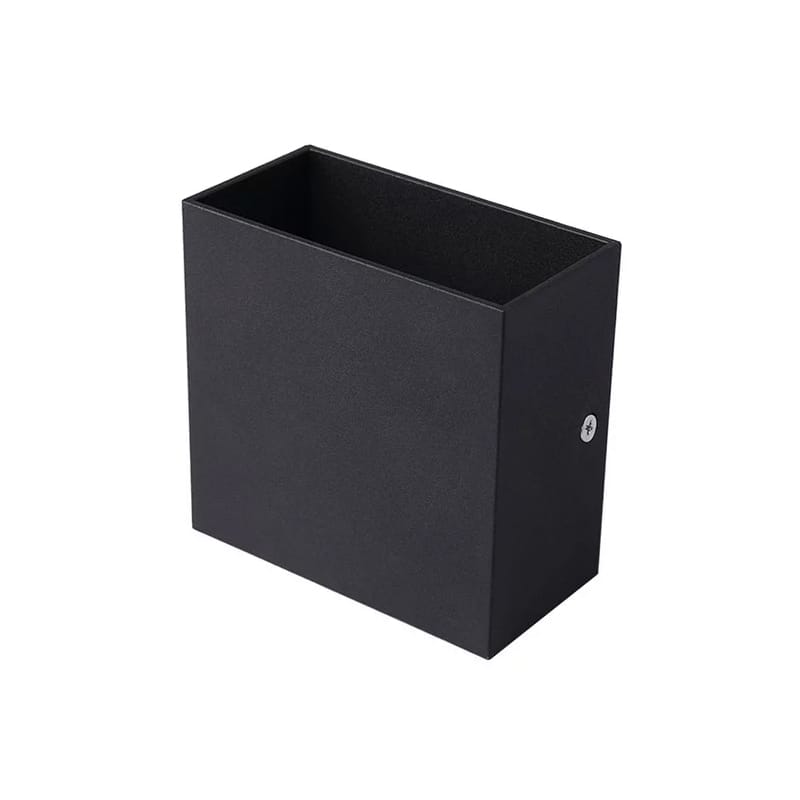 bd9ab639fd2b4ab93813dbb3c4af34db-1.jpg Set 2 aplice LED de perete pentru interior, NEXTLY, corp din aluminiu, 2 surse de lumina, lumina calda, 6W, 3000K, 10 x 9.5 x 5 cm, negru - imagine 1