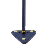 Mop multifunctional NEXTLY pentru suprafete uscate si ude, cap triunghiular rotativ 360°, stergator pentru geamuri, podele, pereti, mobila, laveta microfibre, maner telescopic, ajustabil