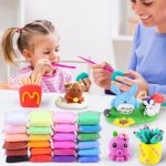 Set plastilina NEXTLY, usor de modelat, nelipicioasa, accesorii pentru modelat, 36 pungi, multicolora - imagine 2