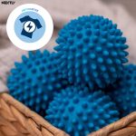 Set 8 bile pentru masina de spalat si uscator NEXTLY, ajuta la uscarea rapida a hainelor, ajuta impotriva sifonarii si incurcarii hainelor, antistatice, reutilizabile - imagine 8