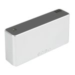 Ceas digital cu alarma si senzor de temperatura, NEXTLY, functie de incarcare wireless pentru telefon, compatibilitate universala, ecran tip oglinda, argintiu - imagine 13