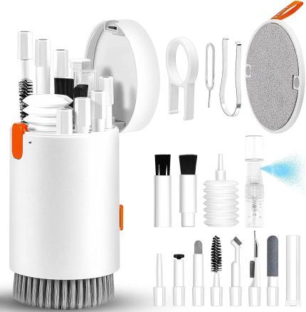 Kit multifunctional de curatare 20 in 1, NEXTLY, pentru casti, tastatura, telefon, laptop, camere foto, ecrane, dispozitive electronice