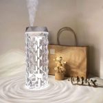 Difuzor de aromaterapie cu iluminare ambientala, NEXTLY, forma veioza, imitatie cristal, lumina ambientala alba rece/calda/neutra, 2 trepte de intensitate, 2 moduri de abur, capacitate 900ml - imagine 4