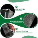 Set 20 role pungi universale pentru vidat si sigilat alimente, NEXTLY, gofrate, lavabile, conservare optima, fructe, legume, carne, mancare, compatibilitate universala, rezistenta la inghet si caldura - imagine 5