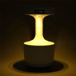 Umidificator de aer anti-gravitational ultrasonic NEXTLY, afisaj ceas digital, 2 moduri de functionare, lumina LED ambientala, silentios, Touch Control, alimentare USB, 600ml, alb - imagine 10