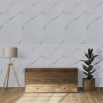 Tapet autoadeziv imitatie marmura NEXTLY, waterproof, ajustabil, adeziv puternic, usor de montat, suprafata acoperire 0.18 mp, 30x60 cm, 2mm grosime gri/alb, 1 bucata PD906 - imagine 7