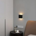 Set 2 aplice LED de perete pentru interior, NEXTLY, corp din aluminiu, 2 surse de lumina, lumina calda, 6W, 3000K, 10 x 9.5 x 5 cm, negru - imagine 13
