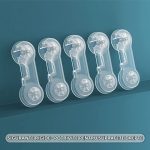Set 10 sigurante usi pentru copii NEXTLY, sistem blocare dulapuri, sertare, mobilier, geamuri, flexibile si rigide, pentru colturi si suprafete drepte, transparente - imagine 6
