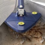 Mop multifunctional NEXTLY pentru suprafete uscate si ude, cap triunghiular rotativ 360°, stergator pentru geamuri, podele, pereti, mobila, laveta microfibre, maner telescopic, ajustabil - imagine 10