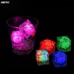 Set 12 cuburi de gheata cu leduri RGB NEXTLY, reutilizabile, submersibile, colorate, lumineaza in contact cu lichide, multicolor - imagine 7