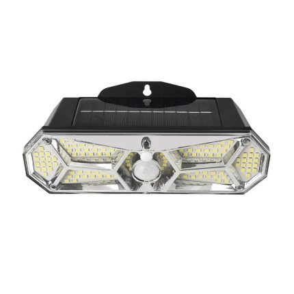 Lampa cu incarcare solara, 126 x LED SMD, NEXTLY, 3 moduri de functionare, senzor de miscare si lumina, buton on/off